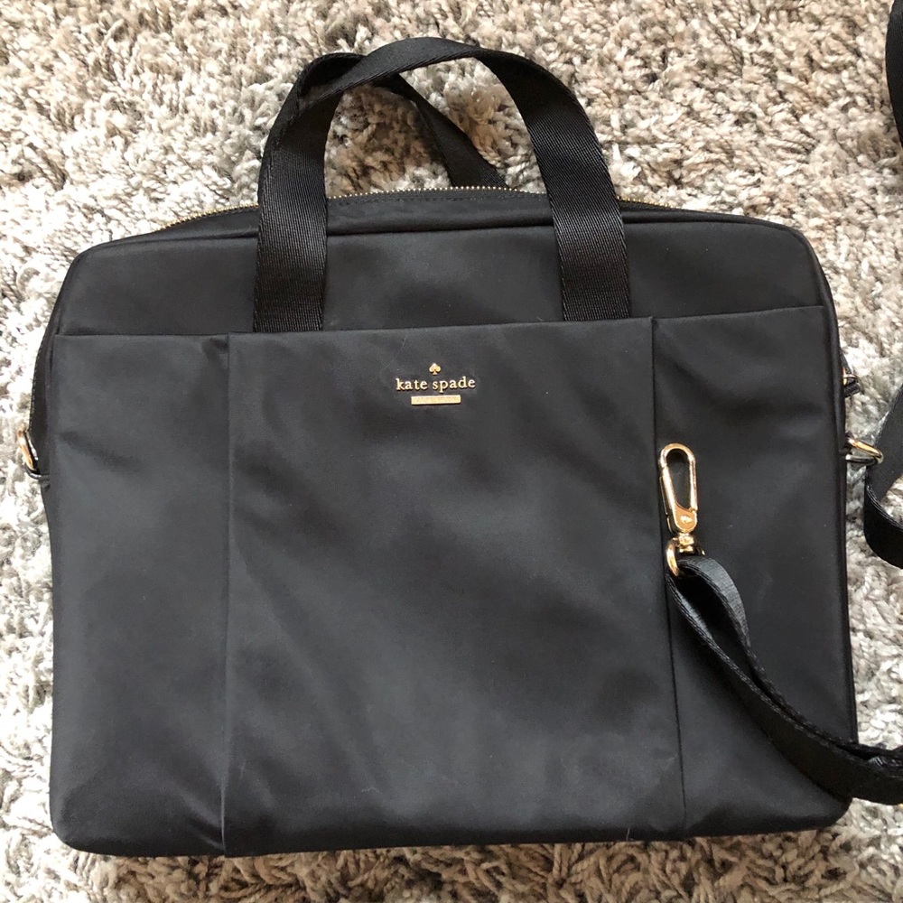 Kate ♠️ Spade Black Laptop Bag
